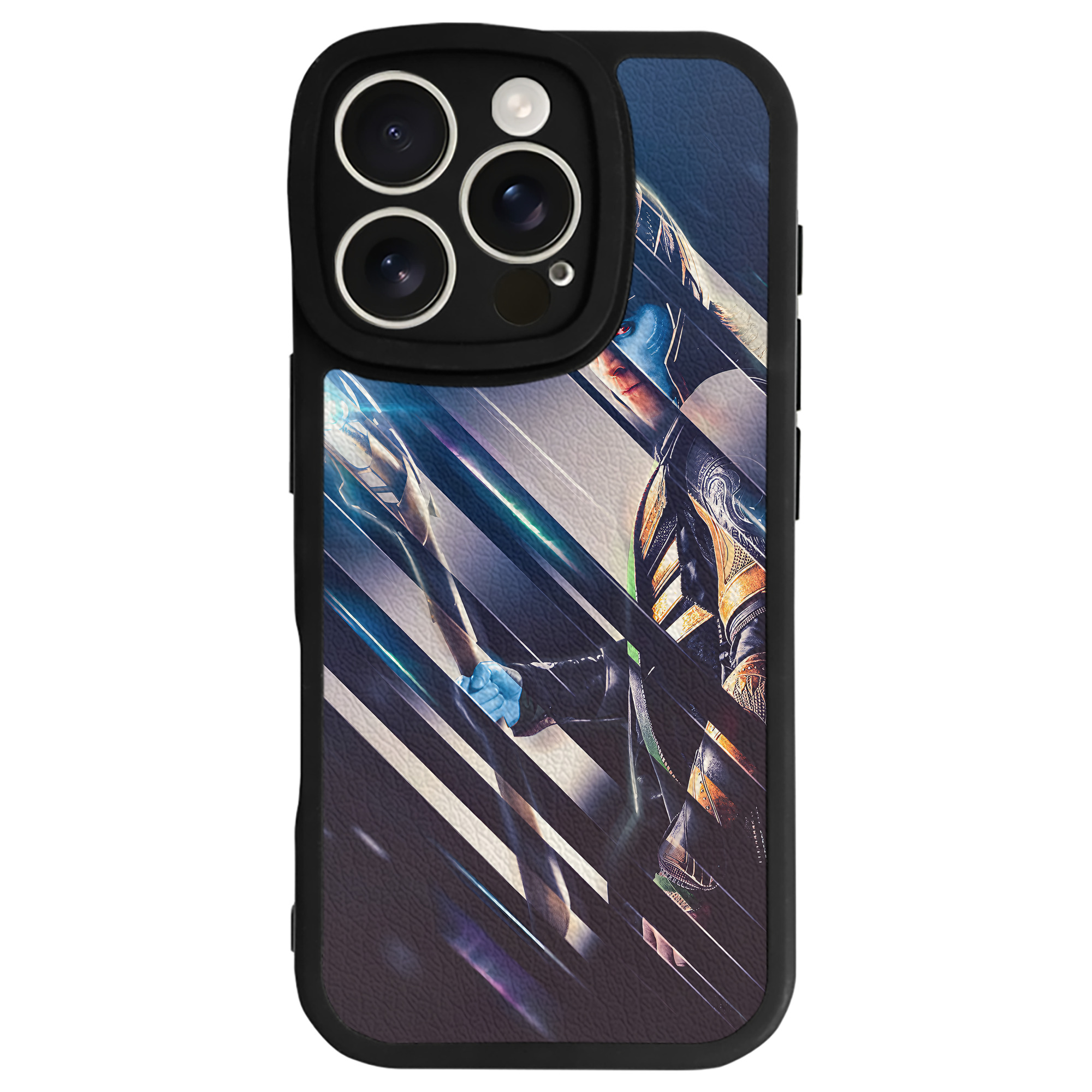 （画像用） アベンジャーズ The Avengers 【iPhone 16シリーズ対応】シリコンスマホケース（レザー調） 材質：シリコン